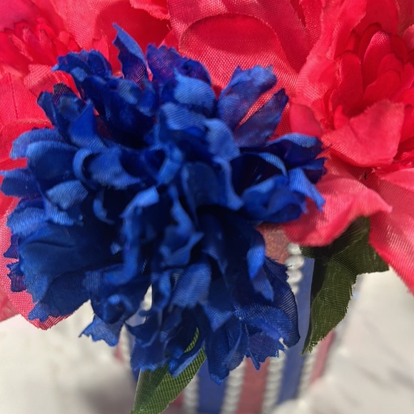 Flower arrangement Blue & Pink & Glacier Tea light Set - Picture 7 of 9